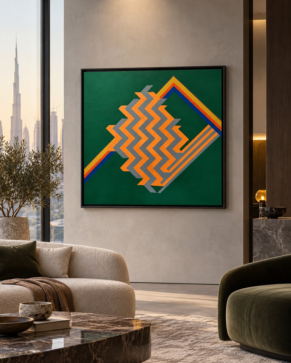 Untitled 03 by Younes Belamine, shown in an interior
