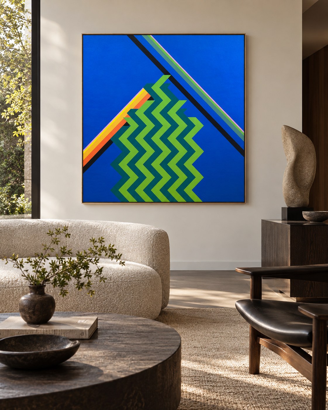 Untitled 07 by Younes Belamine, shown in an interior