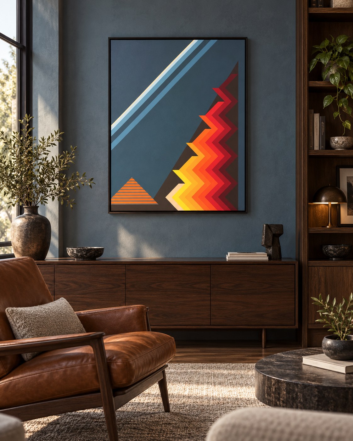 Untitled 14 by Younes Belamine, shown in an interior