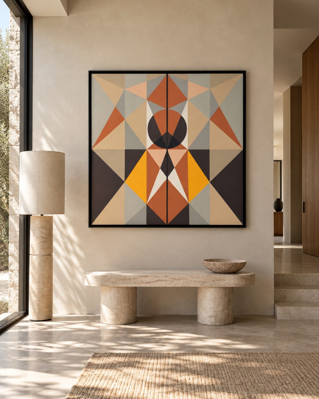 Untitled 15 by Younes Belamine, shown in an interior