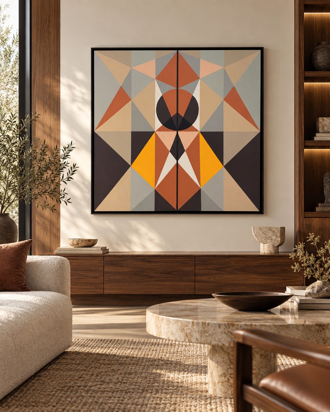 Untitled 15 by Younes Belamine, shown in an interior