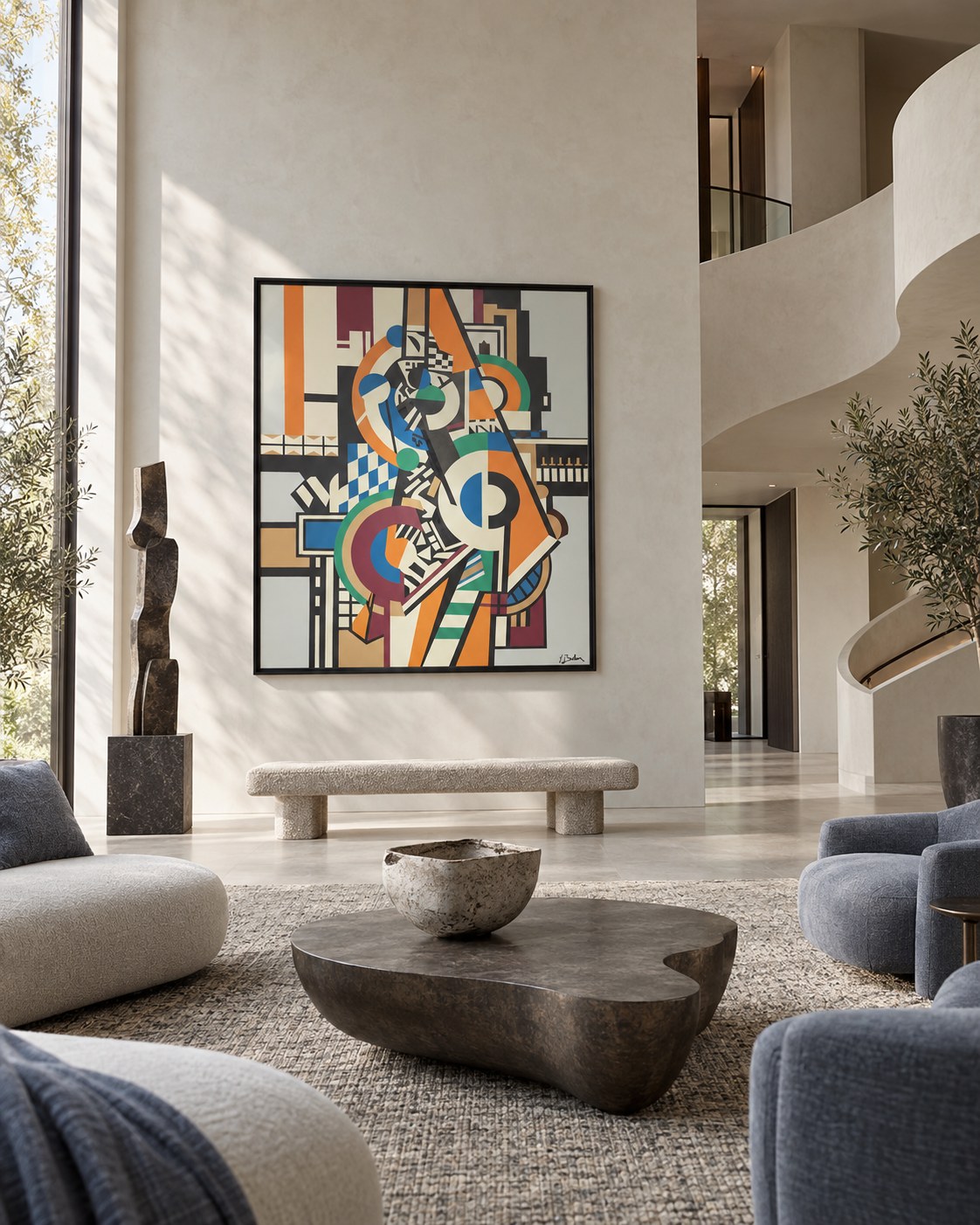 Untitled 23 by Younes Belamine, shown in an interior
