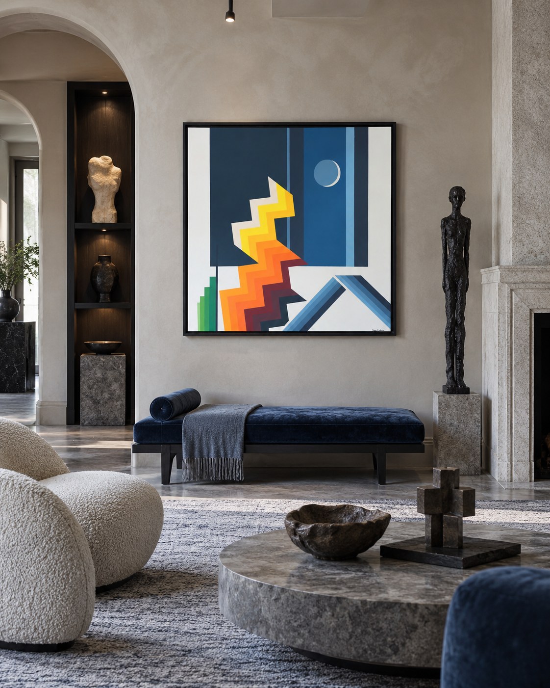 Untitled 24 by Younes Belamine, shown in an interior